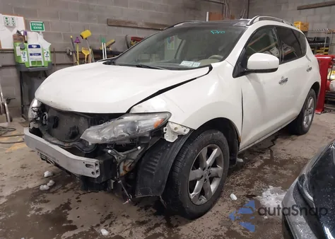 2009 Nissan Murano Sl z USA, uszkodzony, nr VIN JN8AZ18W29W213894